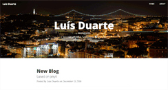 Desktop Screenshot of luisduarte.net