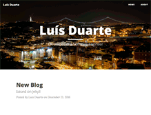 Tablet Screenshot of luisduarte.net